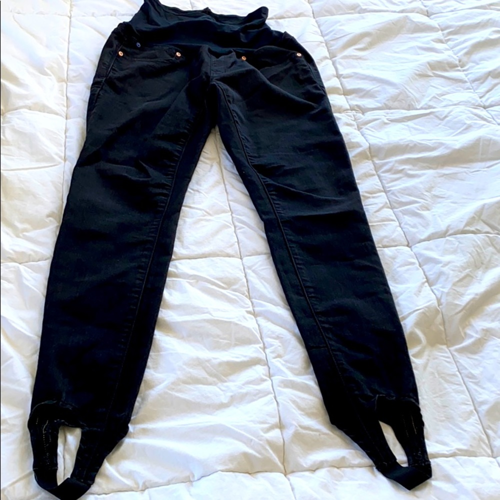Gap maternity “legging jean”/stirrup pants